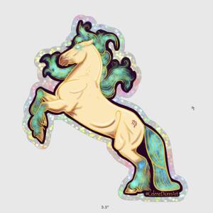 “Horsecopes” Series Sticker : Virgo