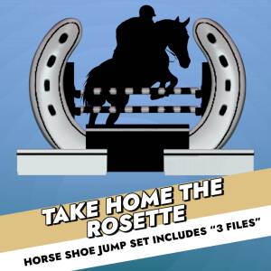 Horseshoe jump set STL