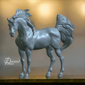 Arabian Horse STL – Elegant Desert Stallion 3D Print Model for Collectors & Artists