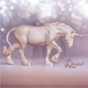Poppy – Enchanted Unicorn Horse STL File for 3D Printing